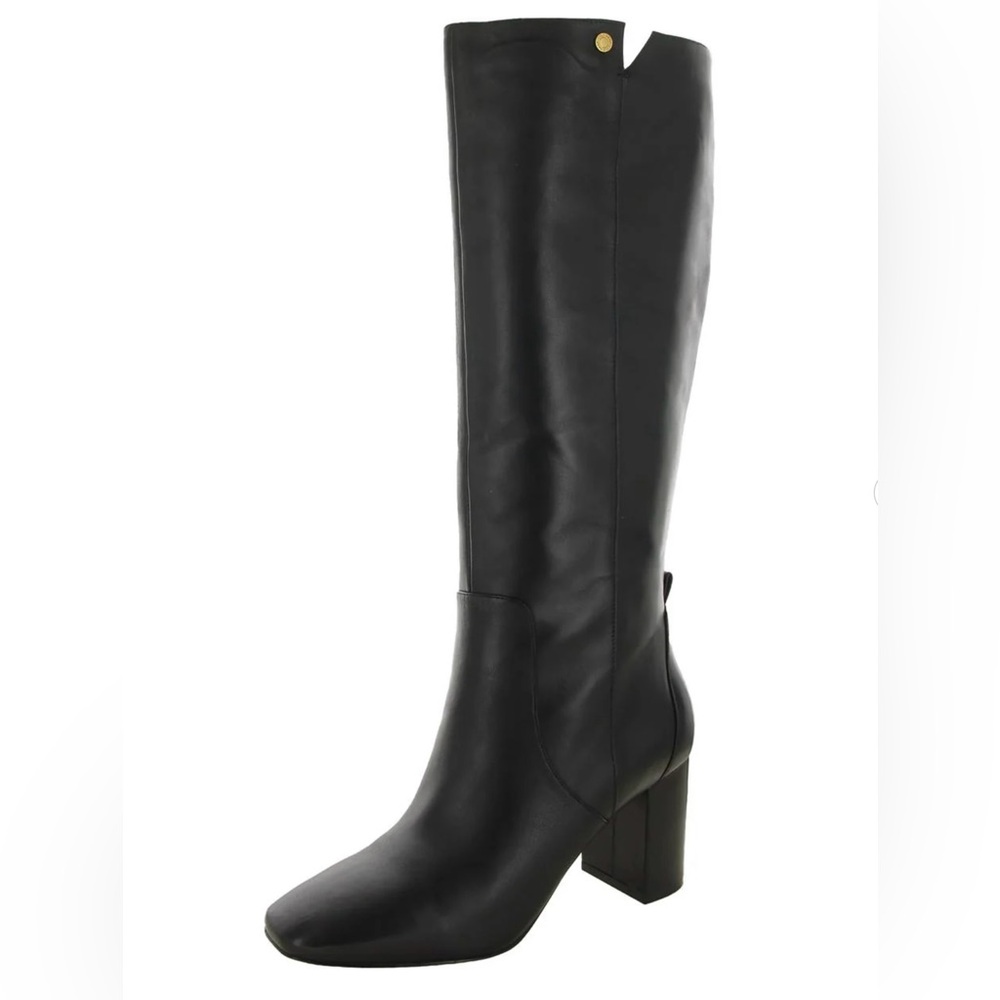 Cole Haan CHRYSTIE LEATHER TALL KNEE-HIGH BOOTS Sz 7